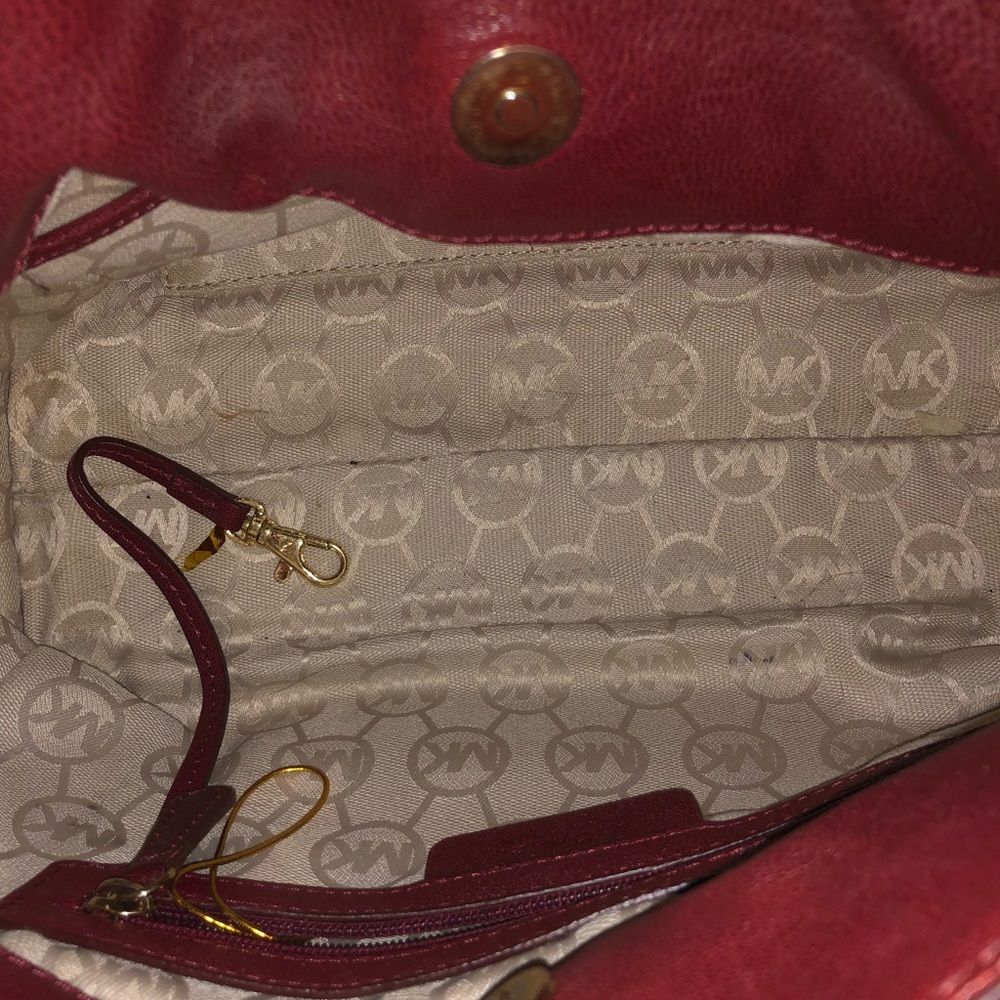 Michael Kors Saffiano Hamilton East West Satchel